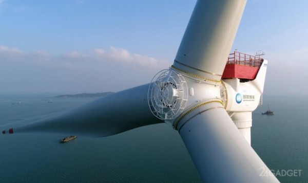 Китай создаст самый большой в мире ветрогенератор мощностью 16 МВт