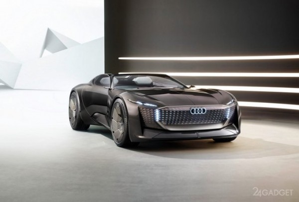 Audi презентовала электрический родстер Audi skysphere (6 фото + 2 видео)