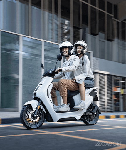 Honda представила новую серию электроскутеров U-Go по цене от 1200 долларов (4 фото)
