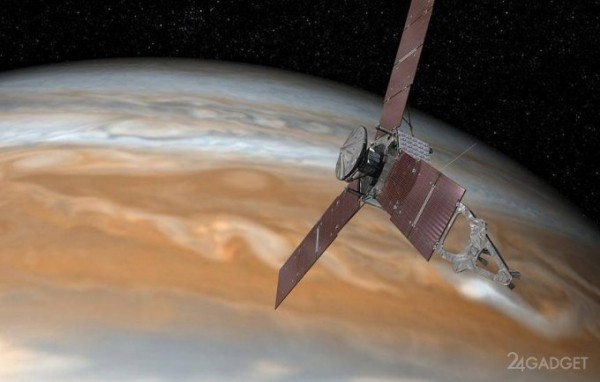 Космический аппарат NASA «Юнона» записал «голос» спутника Юпитера Ганимеда (видео)