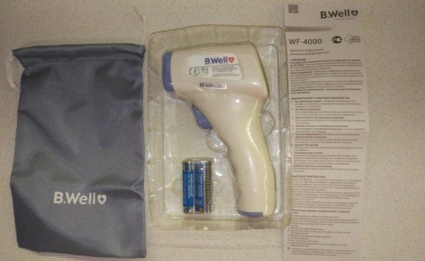Обзор бесконтактного инфракрасного термометра BWell WF-4000