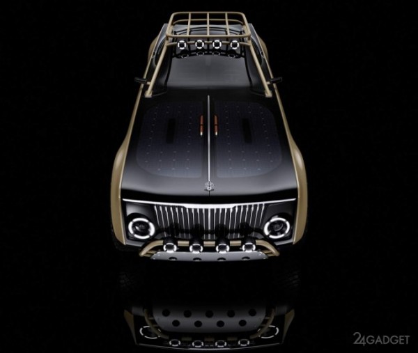 Представлен двухместный внедорожный электромобиль Maybach (5 фото)