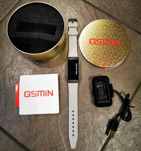 GSMIN B3 — обзор фитнес браслета с измерением пульса и давления
