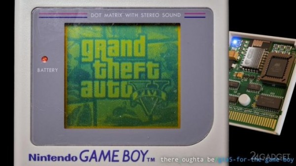 Grand Theft Auto 5 удаленно запустили на компактной консоли Game Boy (видео)