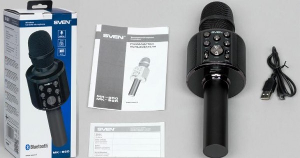 Sven MK-960 — обзор беспроводного караоке микрофона