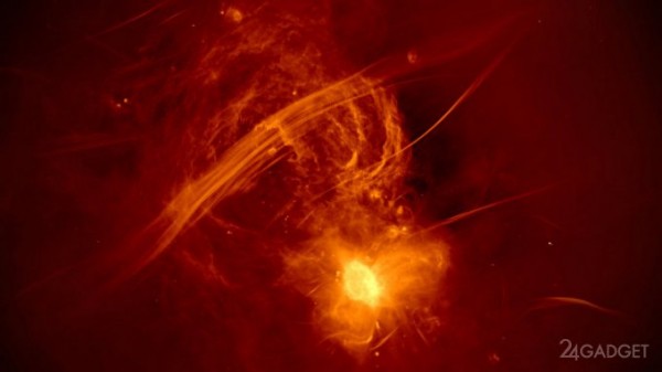 Представлена фотография массивной черной дыры Стрелец A* в центре Млечного Пути (3 фото)