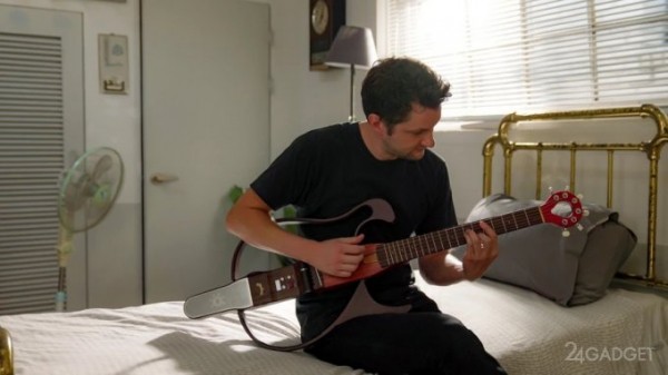 Смарт гитара Mogabi с динамиком и Bluetooth оценивается в 600 долларов (2 фото + видео)