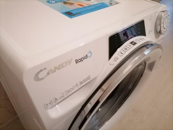 Стиральная машина Candy RapidO RO4 1276DWMC4-07 – полный обзор узкой стиральной машины