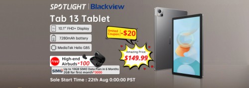 Планшет Blackview Tab 13 доступен к покупке всего за $149