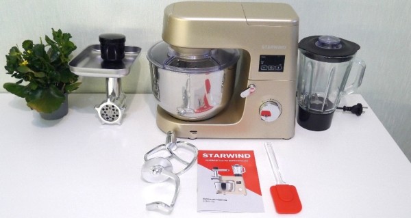 Обзор кухонной машины Starwind SKM8193 с миксером, мясорубкой и блендером