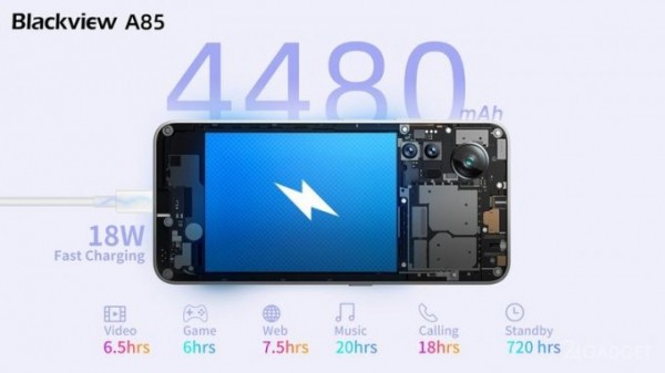Blackview A85 - стильный и бюджетный смартфон с большим функционалом