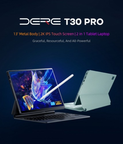 Планшет DERE Laptop T30 PRO появился в продаже