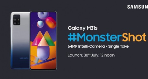 Samsung Galaxy M31s c 6000-мАч батареей покажут уже 30 июля