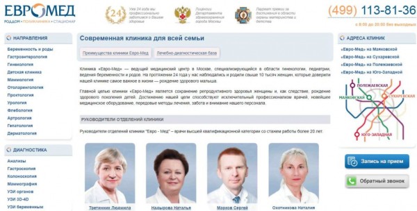 Рейтинг лучших урологических клиник Москвы на 2022 год