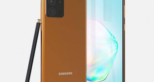 Samsung Galaxy Note 20 Ultra появился на рендерах в золотом корпусе