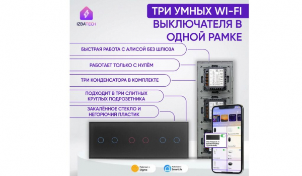 Рейтинг лучших умных розеток и выключателей на 2025 год