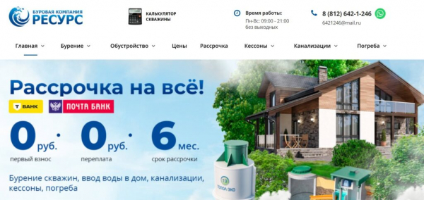 Рейтинг лучших компаний по бурению скважин на воду в Санкт-Петербурге в 2025 году